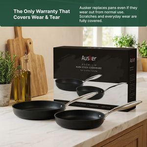 The Frying Pan – Nero (PEEK Non‑Stick | PFOA‑Free | 5‑Year Warranty)