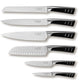 The Stainless Steel Knife Set with Block