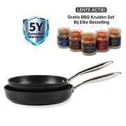 The Frying Pan – Nero (PEEK Non‑Stick | PFOA‑Free | 5‑Year Warranty)