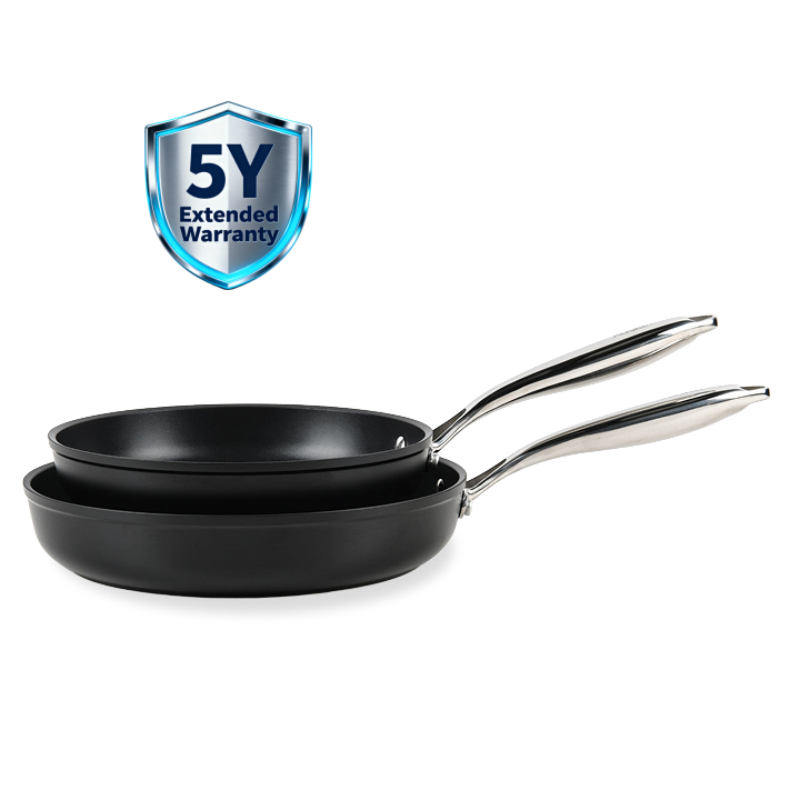 The Frying Pan – Nero (PEEK Non‑Stick | PFOA‑Free | 5‑Year Warranty)