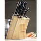 The Stainless Steel Knife Set with Block